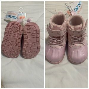 Carter's Light Pink Starry Kids Boots